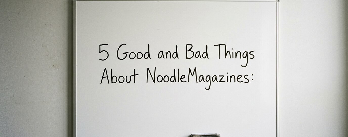 5 bad and good things of NoodleMagazines