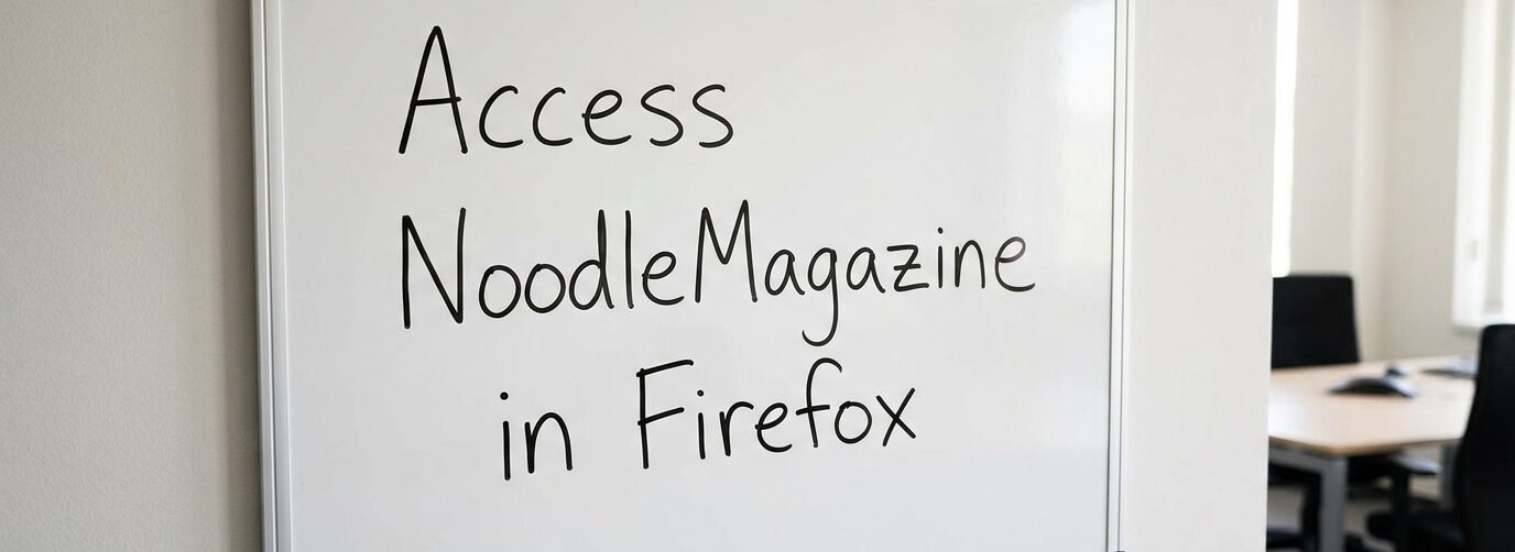 How to access NoodleMagazine in Firefox
