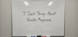 7 dark things about noodle magazine